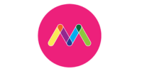 M logo